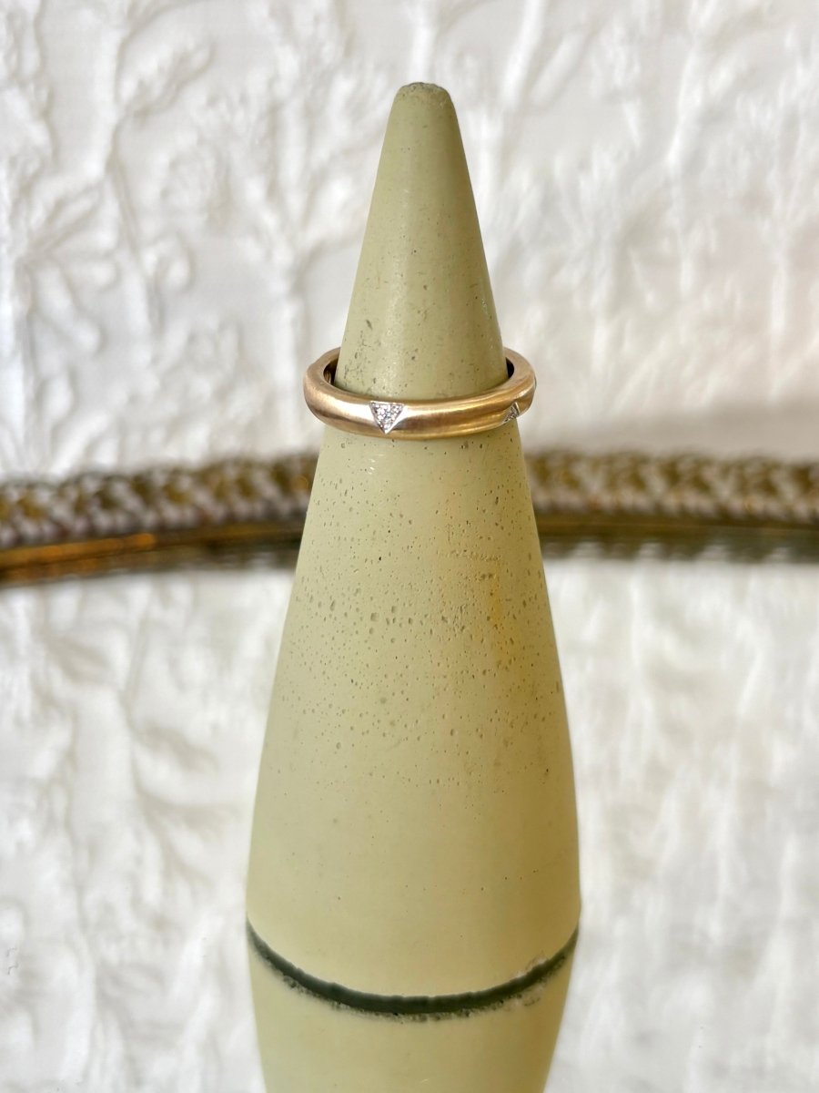 Inlet 14K Gold Ring w/ .12CT Diamond - Made X Hudson