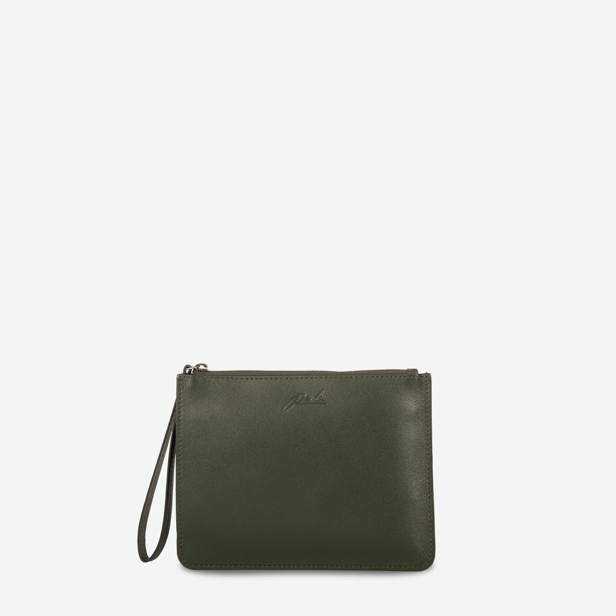 Emery Leather Wristlet Pouch (Multiple Colors) - Made X Hudson