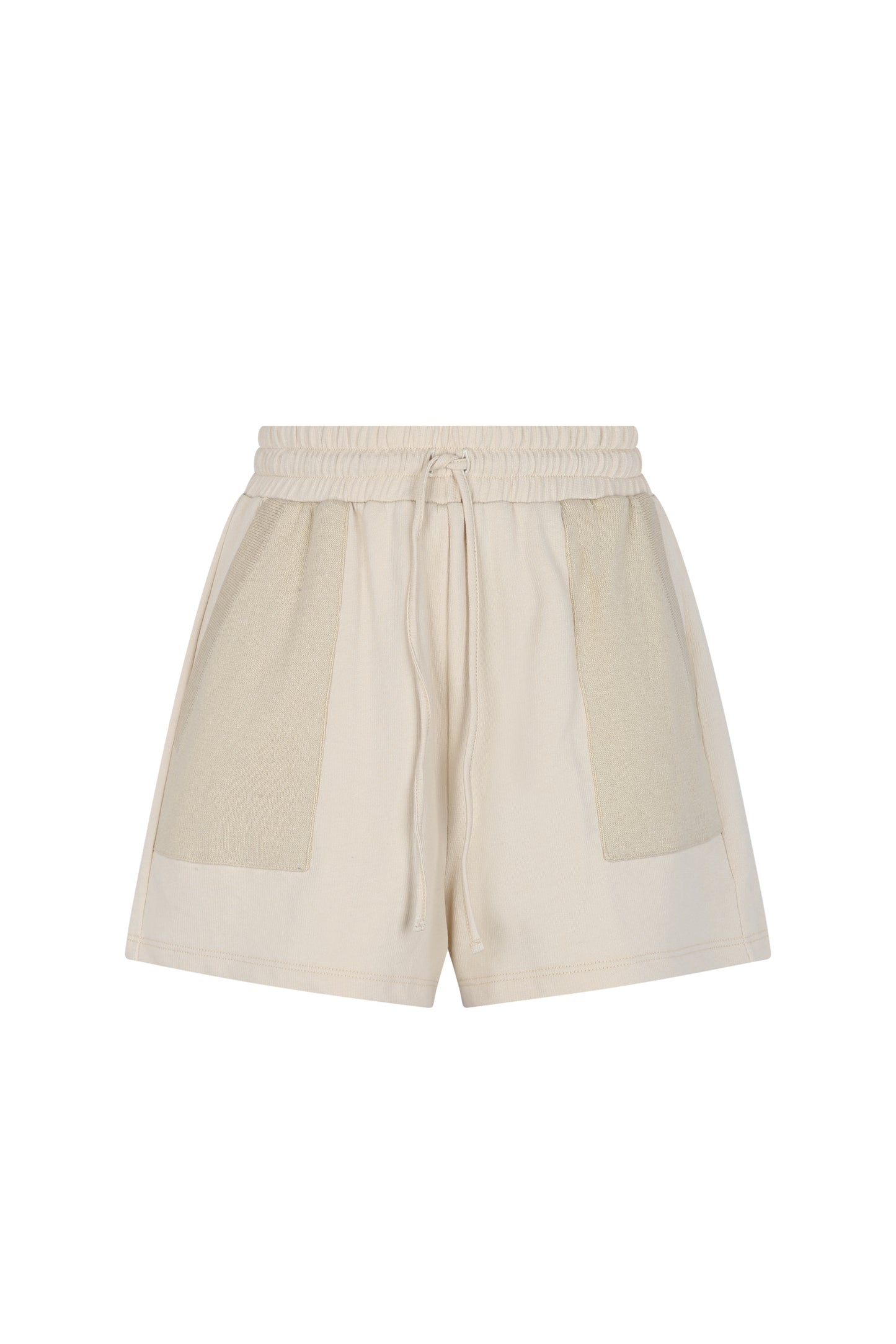 Knit Shorts w Front Pockets (Tan)