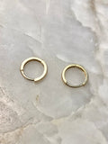 14k Gold Hoops (10mm)