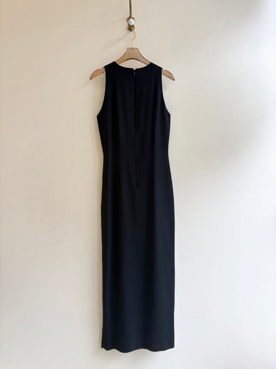 Carole Little | Black Halter Dress (Vintage) - Made X Hudson