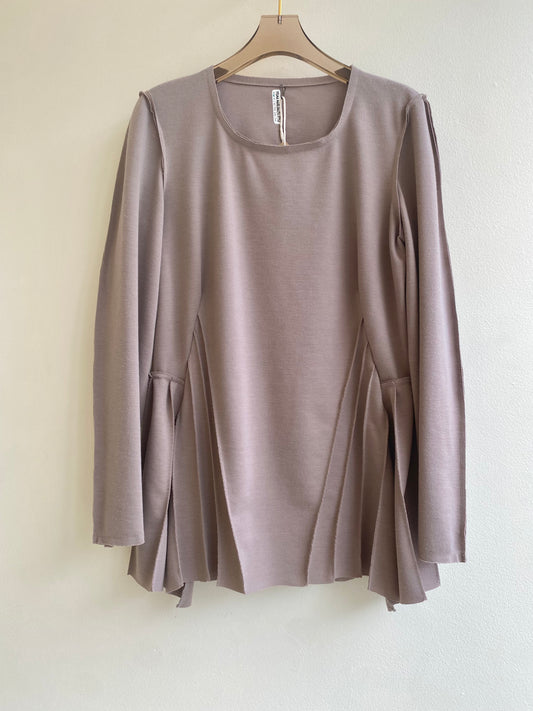 Mauve Knit Viscose Blend “Me” Top