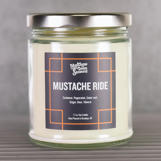 Mustache Ride - Candle