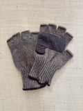 Fingerless Buffalo Gloves w/ Leather Palms | Men’s