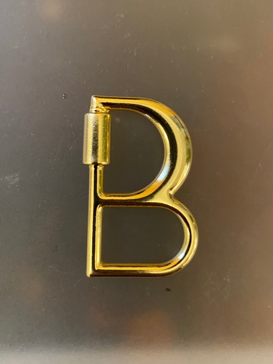XL Gold Plated Alphabet Carabiners - Made X Hudson