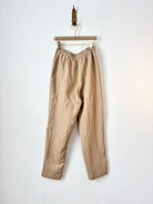 Sand and Black Wide Pin Stripe Joggers - Made X Hudson