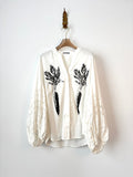 “Dina” Carrot Print Shirt (Reworked) - Made X Hudson