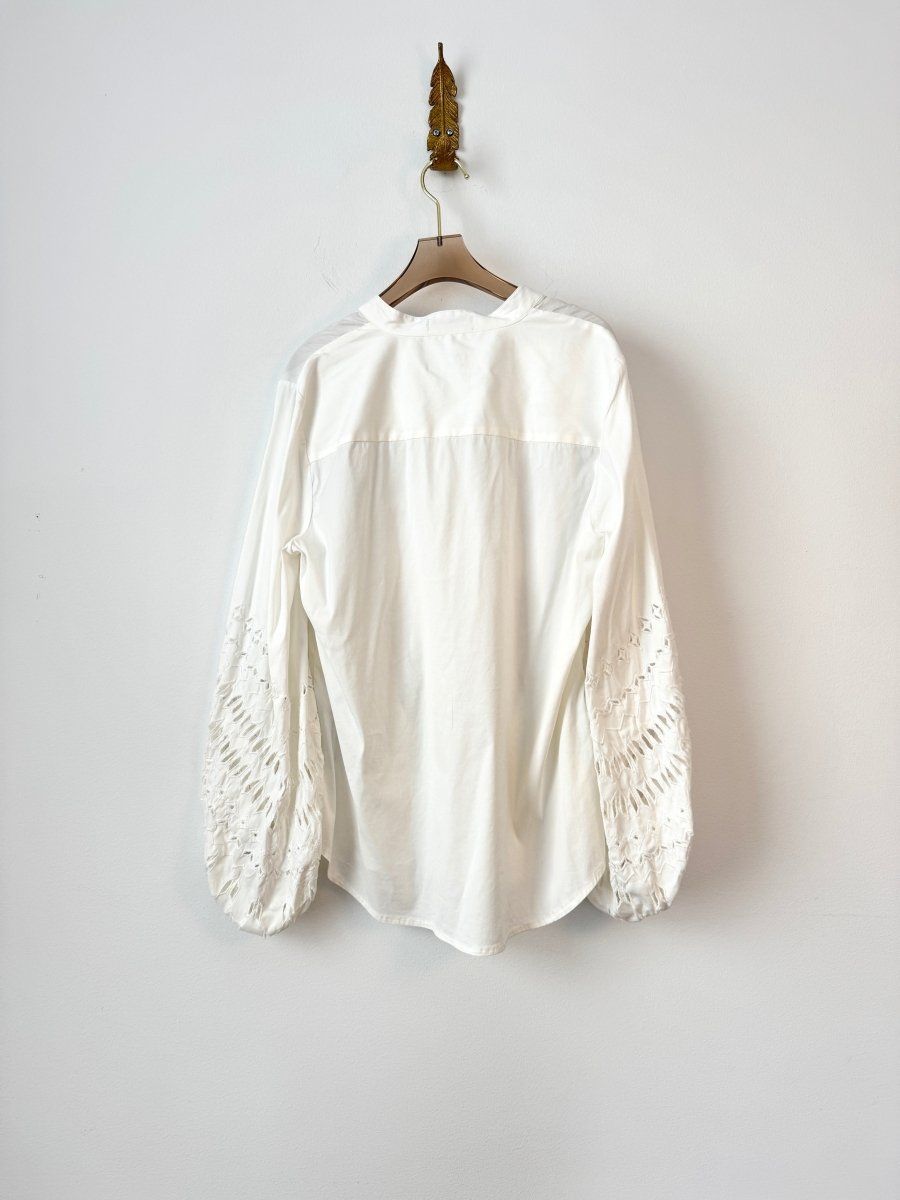 “Dina” Carrot Print Shirt (Reworked) - Made X Hudson