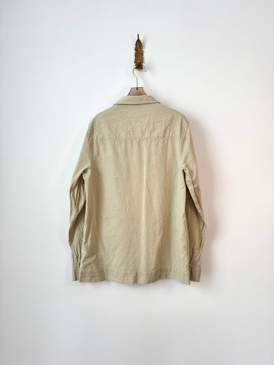 “Beau” Carrot Print Light Tan Jacket (Reworked) - Made X Hudson