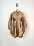 “Terri” Carrot Print Shirt (Reworked) - Made X Hudson