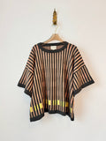 Bauhaus Short Sleeve Sweater Tee in Oxide - Made X Hudson