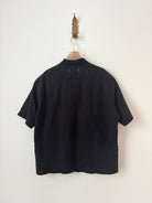 The Valley Crop in Deep Charcoal Linen (Reworked) - Made X Hudson