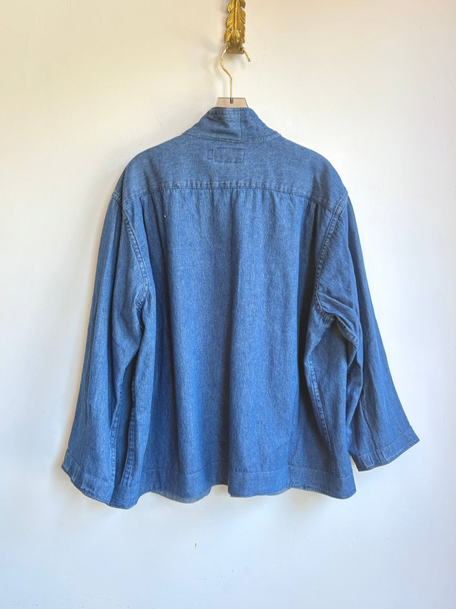 Tonal Grid Wrap Jacket (Reworked) - Made X Hudson