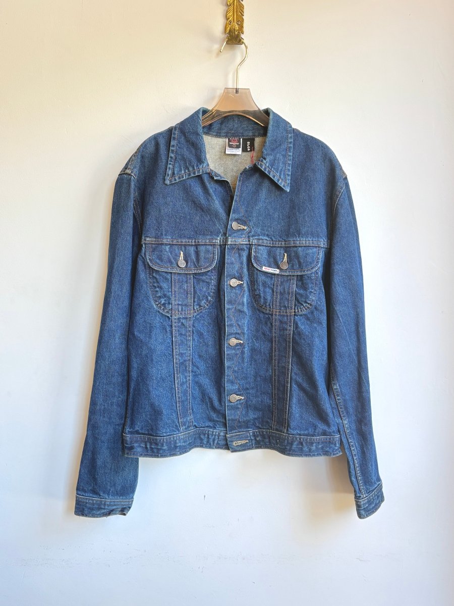 Grid Patchwork Vintage Denim Jacket (Reworked) - Made X Hudson
