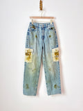 Magnolia Farmer Eco - Printed Light Denim Pants (Reworked) - Made X Hudson