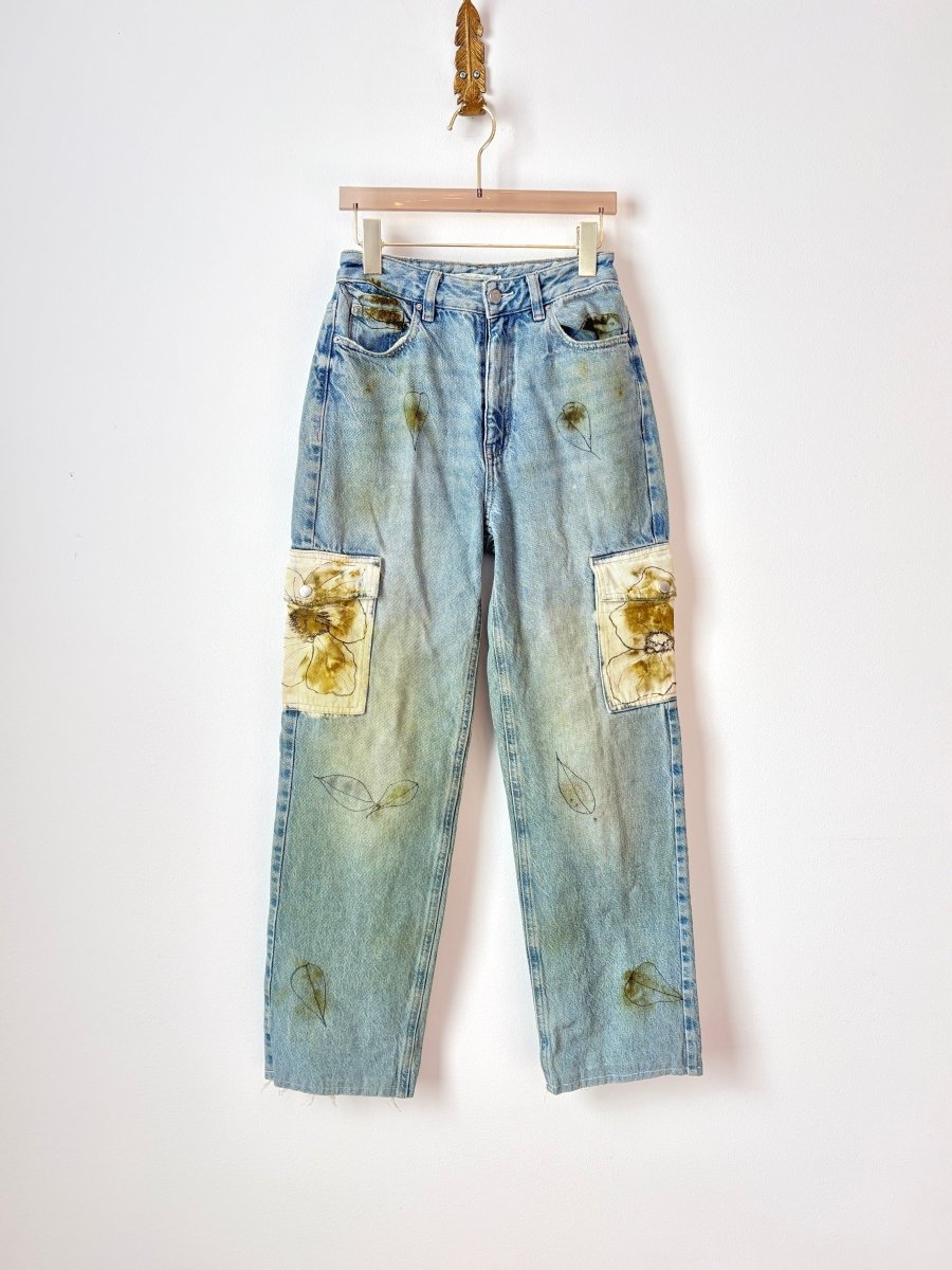Magnolia Farmer Eco - Printed Light Denim Pants (Reworked) - Made X Hudson