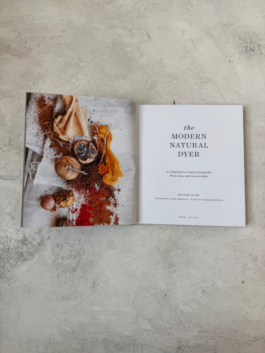 The Modern Natural Dyer by Kristine Vejar - Made X Hudson