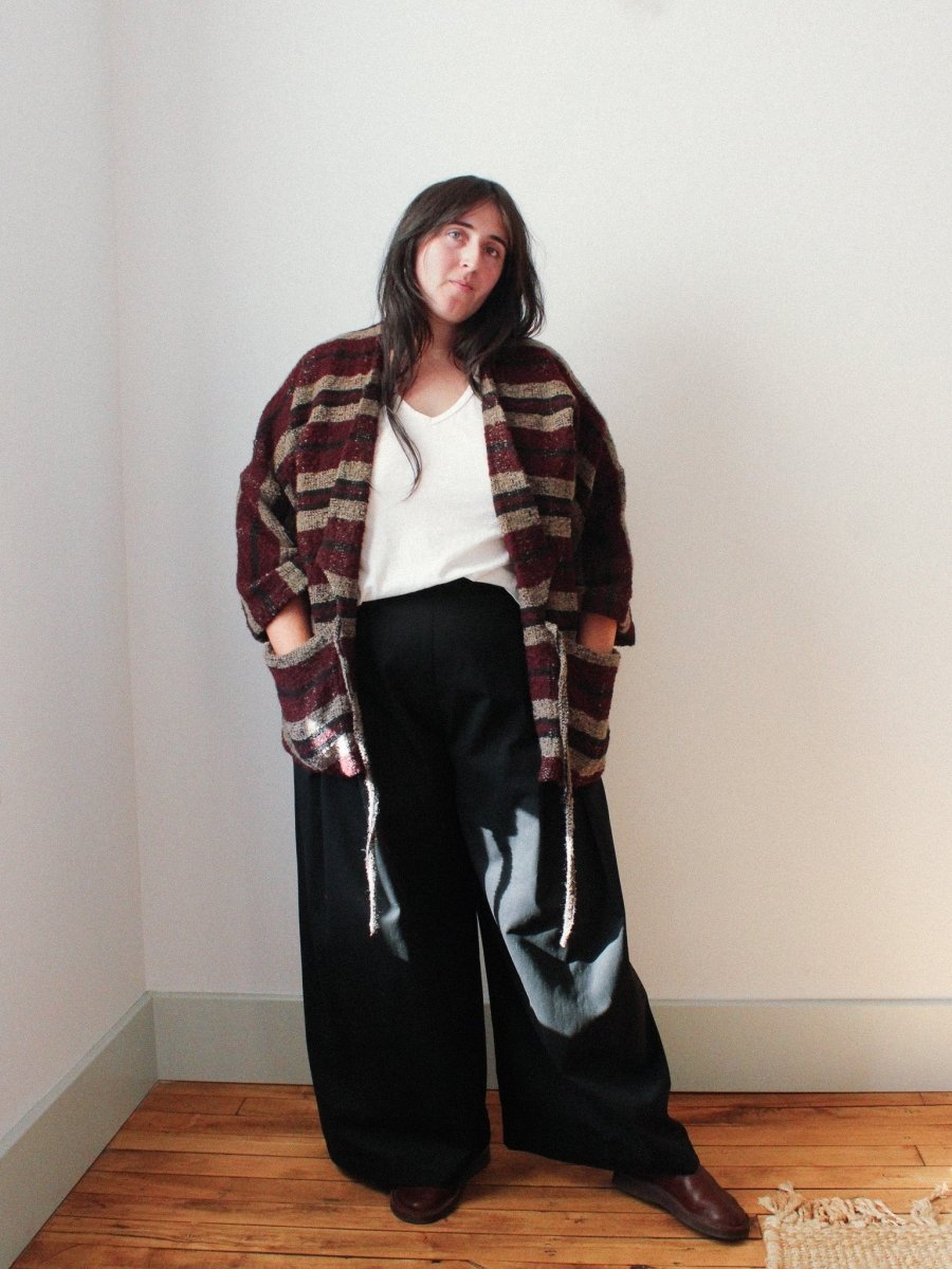 The Arlo Pant in Black Cotton Twill - Made X Hudson