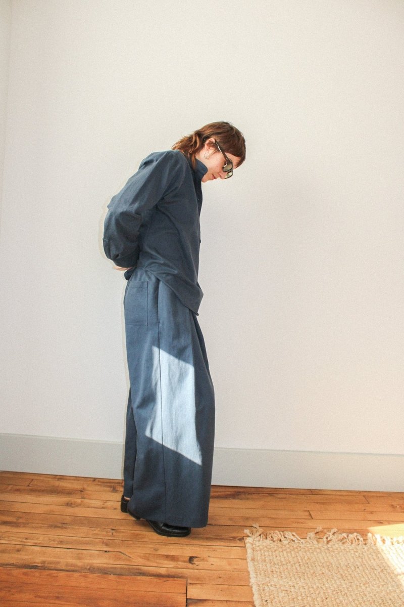Van Wyck Popover in Midnight Blue - Made X Hudson