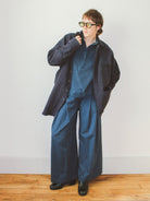 Utility Shirt Jacket in Navy Blue - Made X Hudson
