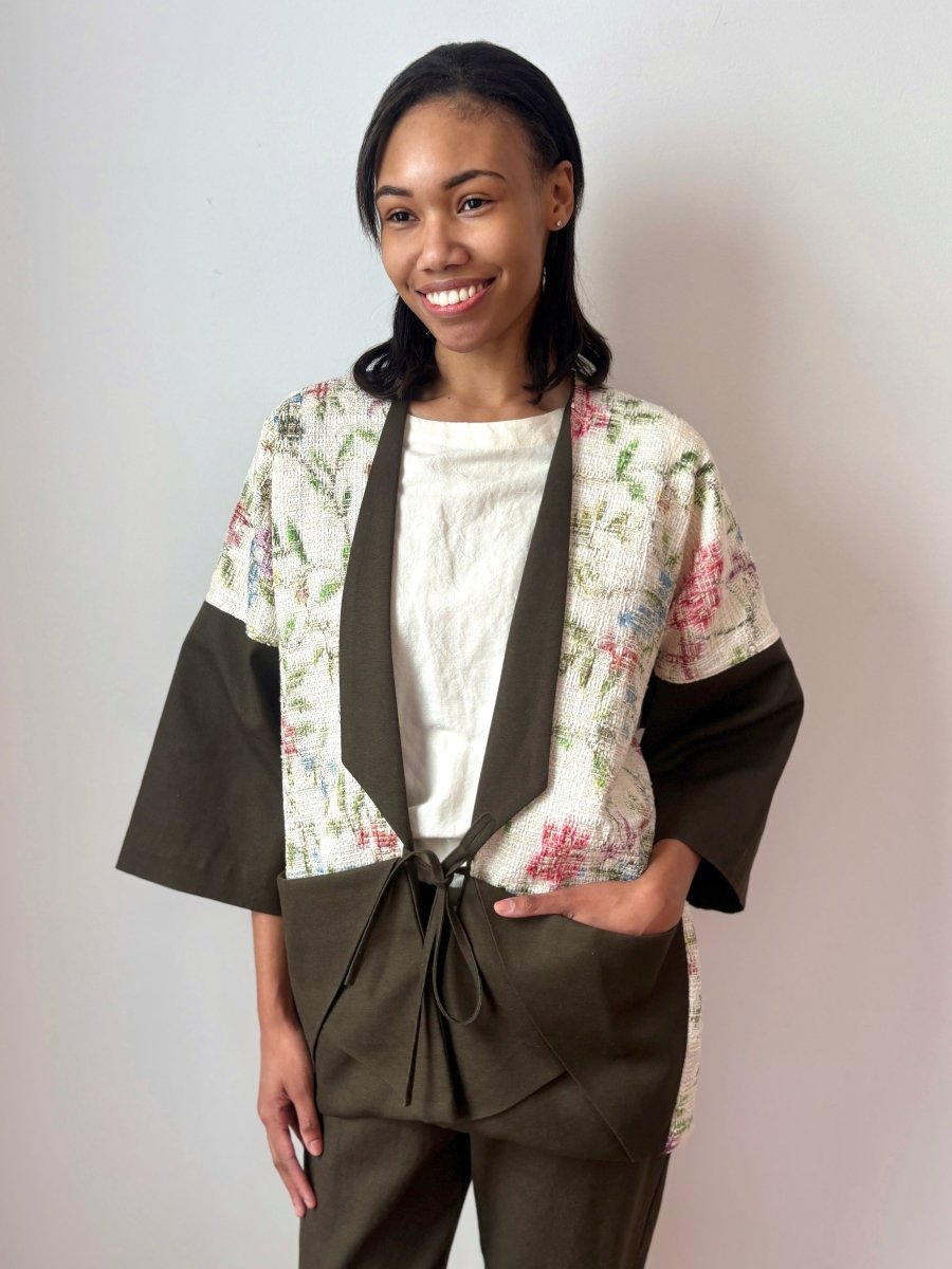 Moss & Hazy Floral Chore Jacket - Made X Hudson