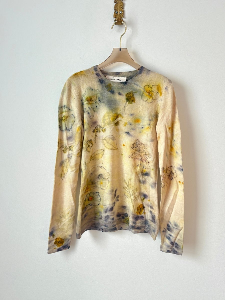 Lotus Bloom Cashmere Sweater (Reworked) - Made X Hudson