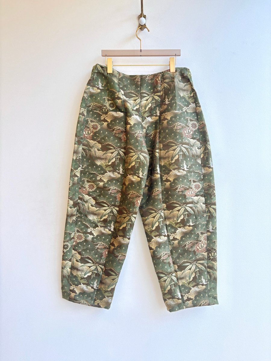 Lotus Floral Silk Brocade Pant - Made X Hudson