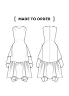 MXH Zero - Waste Ruffle Dress, Made to Order (DEPOSIT) - Made X Hudson