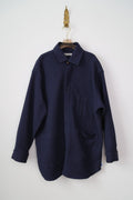 Utility Shirt Jacket in Navy Blue - Made X Hudson