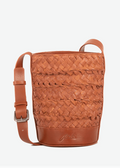Mini Woven Bucket Crossbody (More Colors) - Made X Hudson