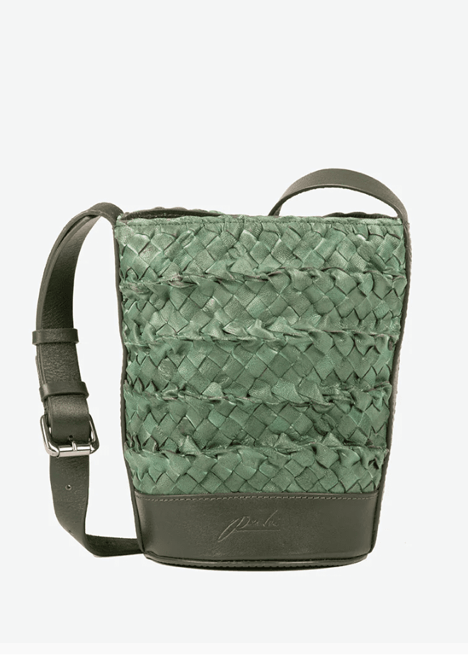 Mini Woven Bucket Crossbody (More Colors) - Made X Hudson