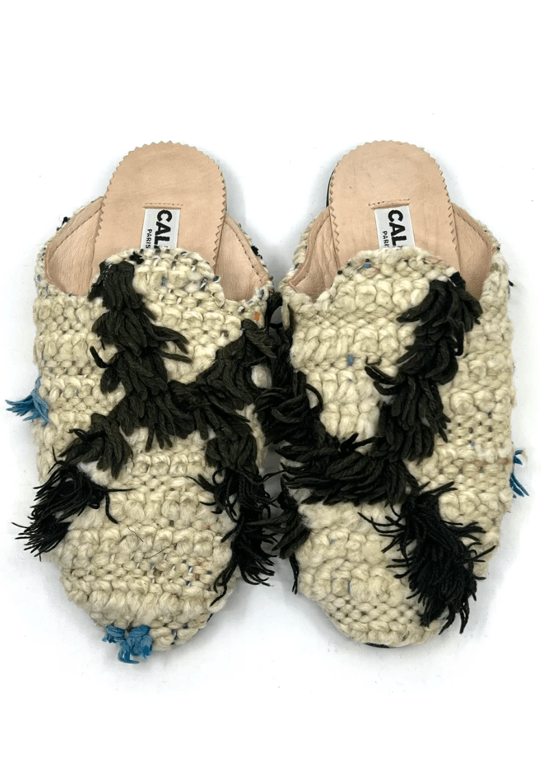 Niki Babouche Flats “Campbelle” In Colors Pearl, Windsor, Aqua (Multiple Sizes) - Made X Hudson