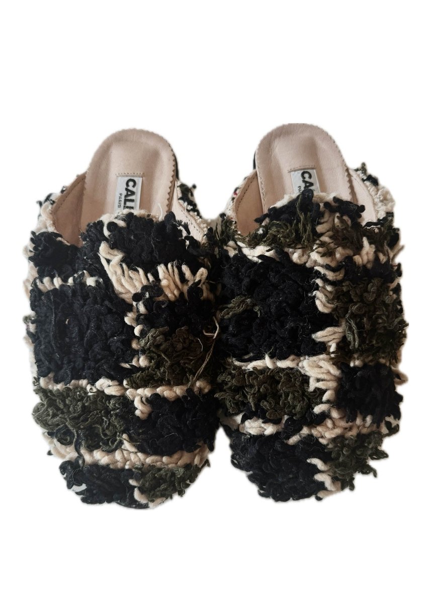 Niki Babouche Flats “Jeanne” In Colors Green, Black, Nude (Multiple Sizes) - Made X Hudson