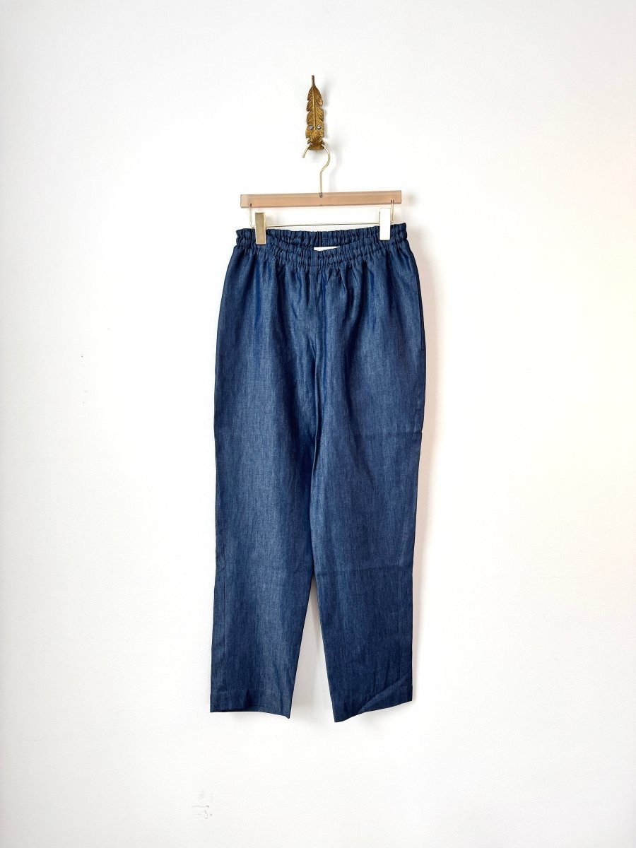 Ocean Blue Chambray Joggers - Made X Hudson