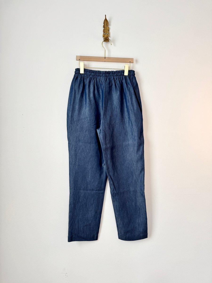 Ocean Blue Chambray Joggers - Made X Hudson