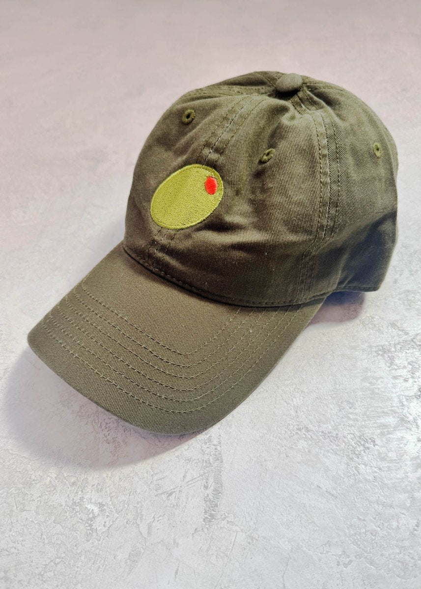 Green Olive in Dark Green | Baseball Hat - Made X Hudson