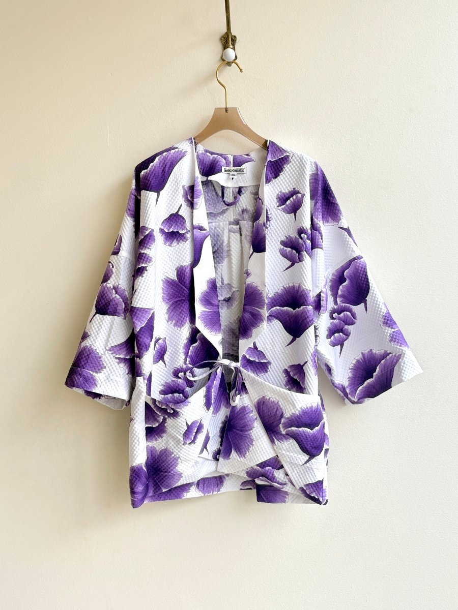 Purple Floral Chore Jacket - Made X Hudson