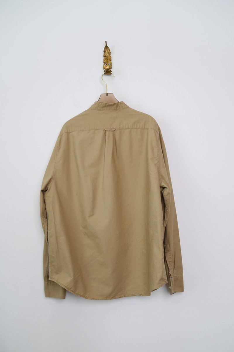 Sand and Beach Stone | Patchwork Button Down (Reworked) - Made X Hudson