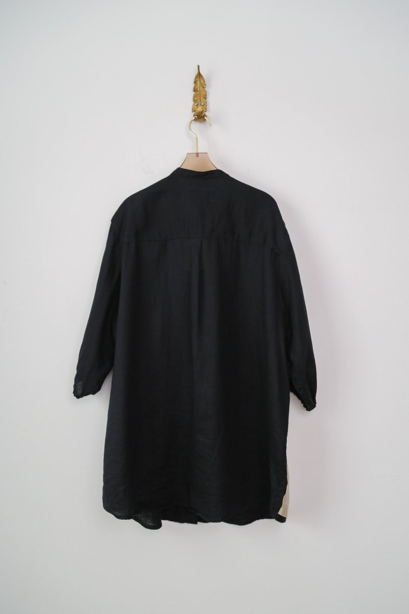 Cinder and Pearl | Patchwork Gather Sleeve Shirt Dress (Reworked) - Made X Hudson