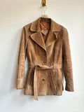 Sand Suede Trench Coat (Vintage) - Made X Hudson