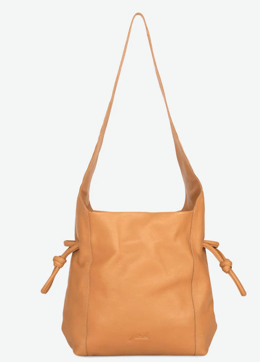 Caramel Seneca Cinch Shoulder Handbag