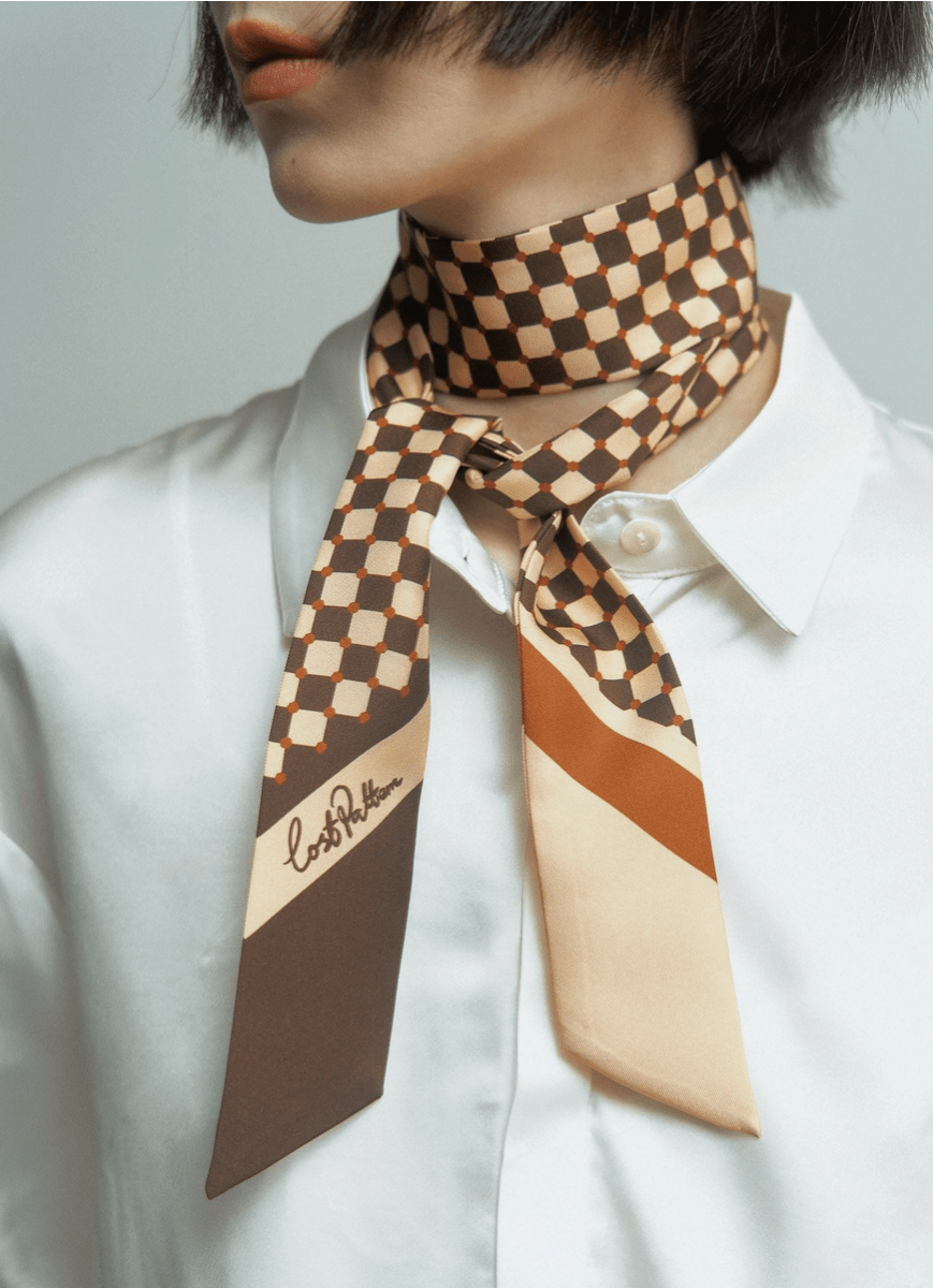 Silk Skinny Scarf (Multiple Styles) - Made X Hudson