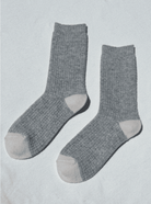 Wool Waffled Socks - Made X Hudson