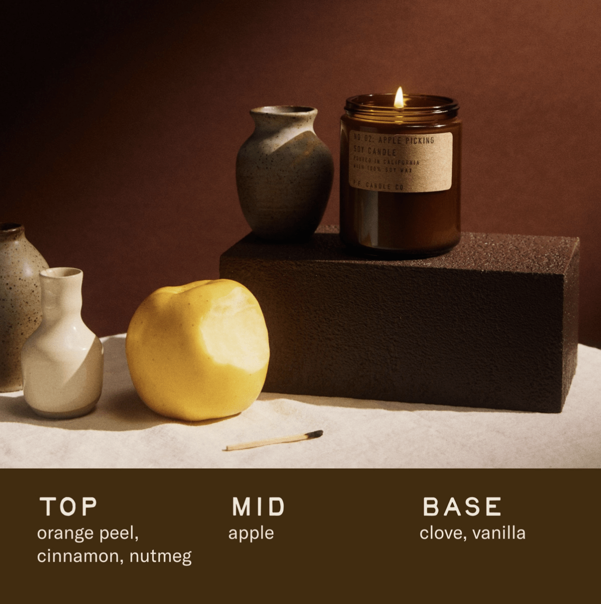 P.F Candle Co. Standard Soy Candle | Apple Picking - Made X Hudson