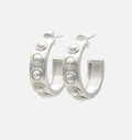Titan Hoop in Silver (Multiple Styles) - Made X Hudson