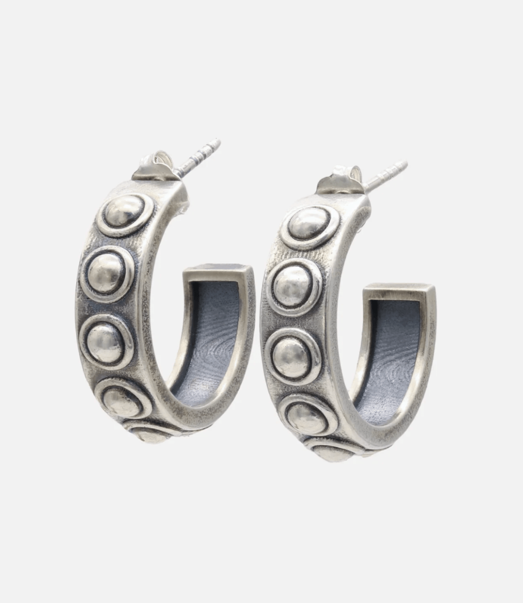 Titan Hoop in Silver (Multiple Styles) - Made X Hudson