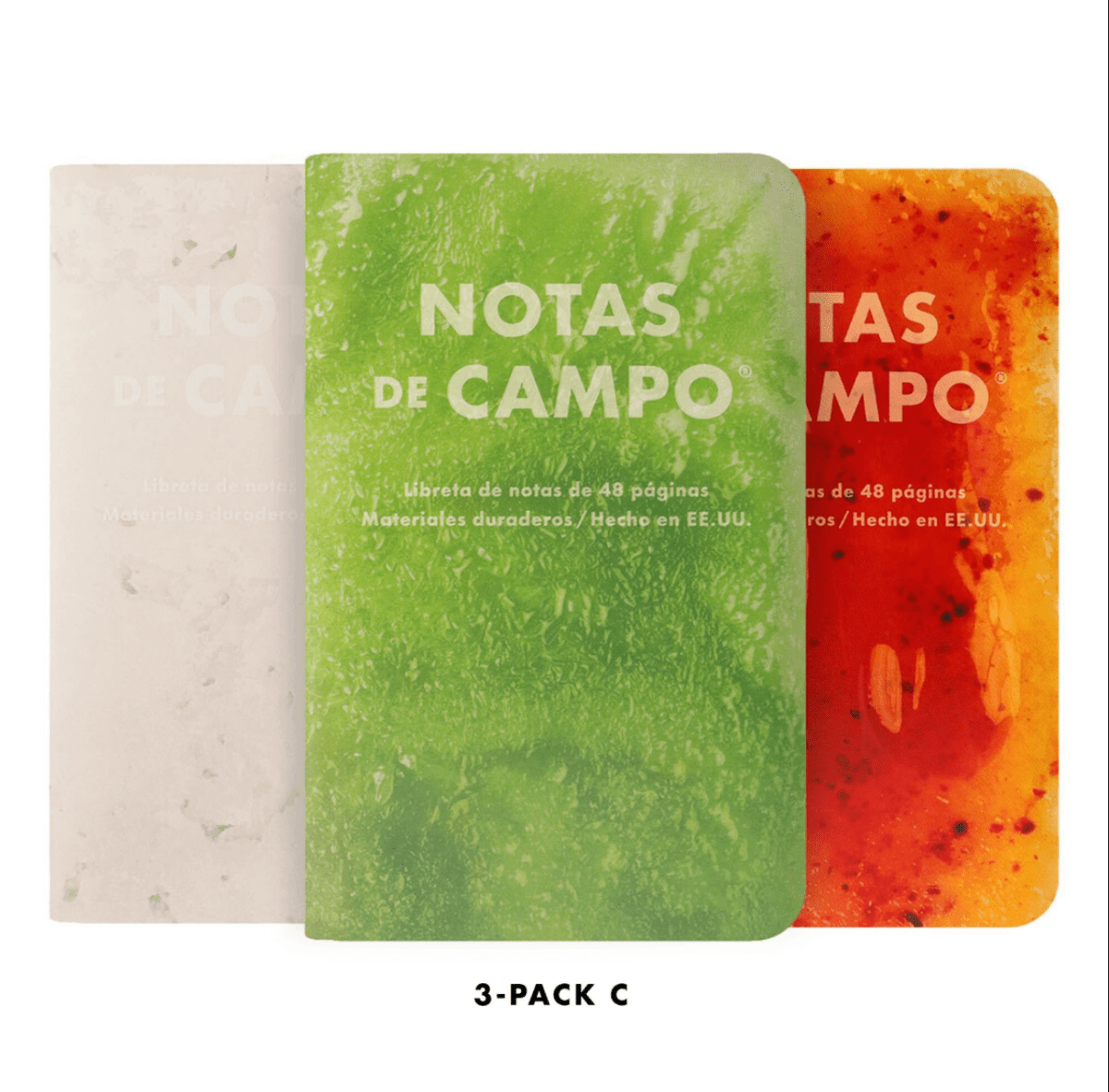Notas de Campo 3-Pack (Multiple Colors) - Made X Hudson