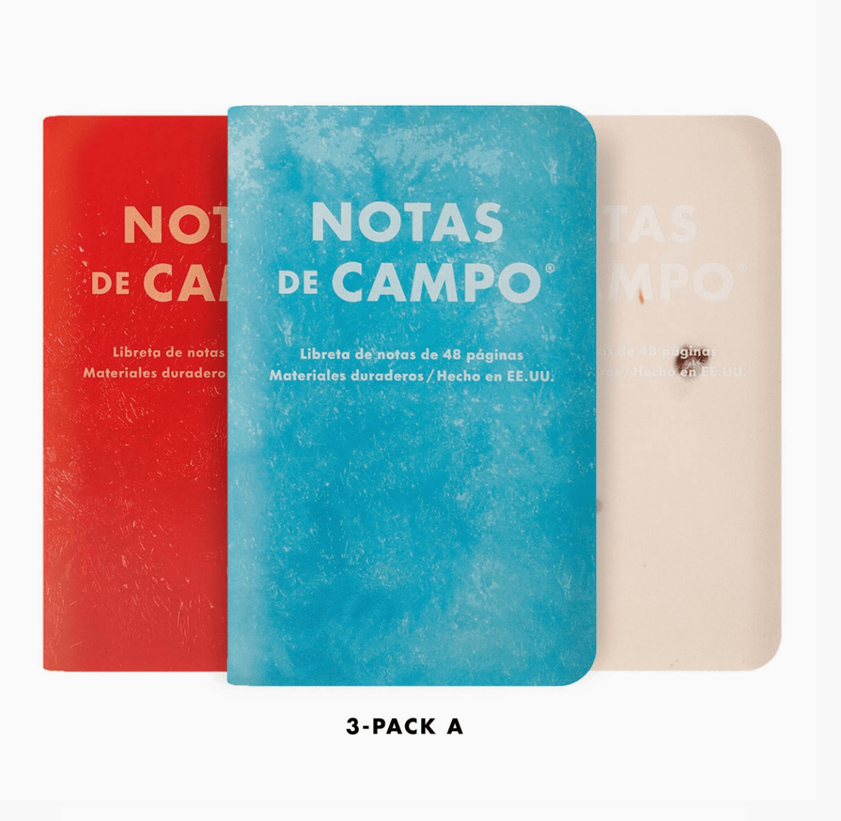 Notas de Campo 3-Pack (Multiple Colors) - Made X Hudson