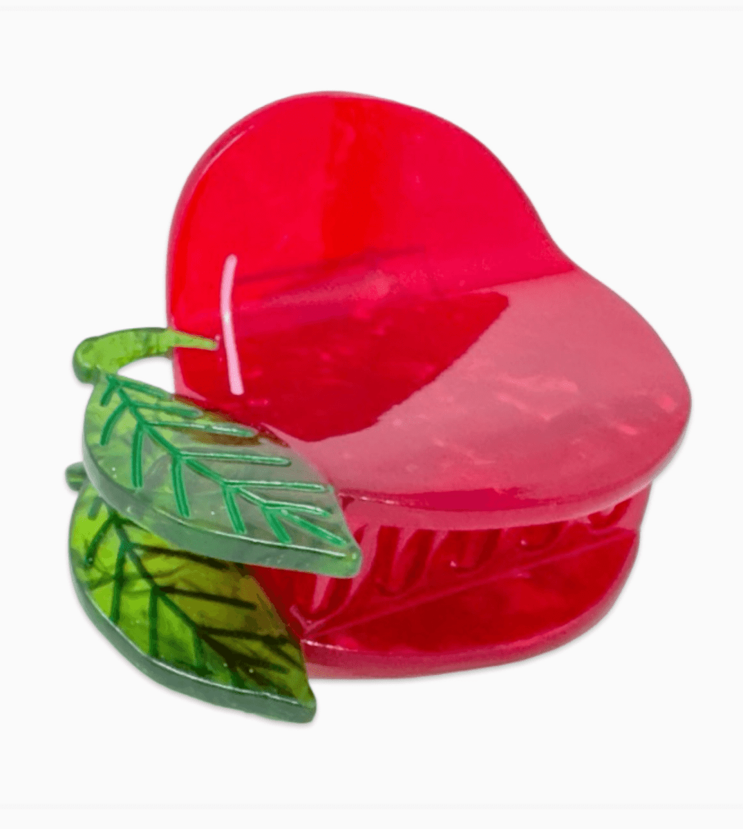 Red Apple Hair Claw Clip - Made X Hudson