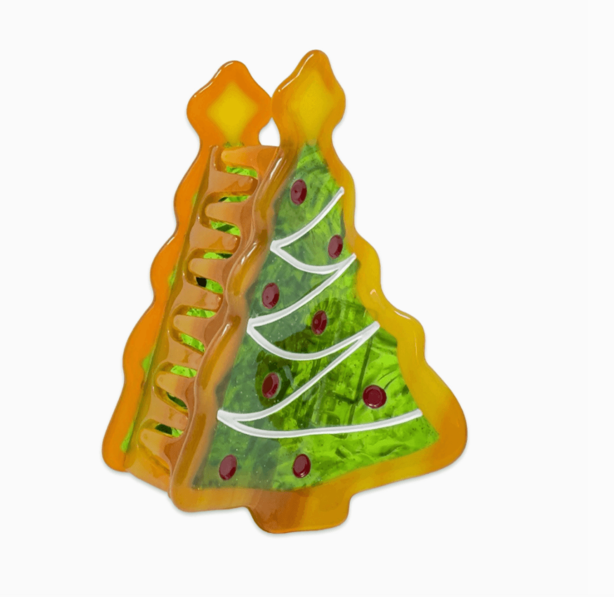 Christmas Tree Holiday Cookie Claw Clip - Made X Hudson